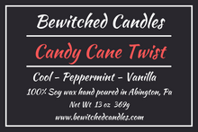 Load image into Gallery viewer, 100% Soy wax candle hand poured in our USA made glass jars using premium fragrance oils cotton wicks with hints of Cool, Peppermint, Vanilla