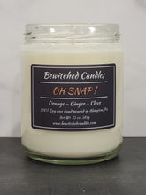 Load image into Gallery viewer, 100% Soy wax candle hand poured in our USA made glass jars using premium fragrance oils cotton wicks with hints of Orange, Ginger, Clove