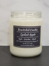 Load image into Gallery viewer, 100% Soy wax candle hand poured in our USA made glass jars using premium fragrance oils cotton wicks with hints of Apple, Bourbon, Maple