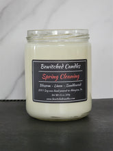 Load image into Gallery viewer, 100% Soy wax candle hand poured in our USA made glass jars using premium fragrance oils cotton wicks with hints of Blossom, Linen, Sandlewood