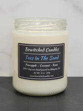 Load image into Gallery viewer, 100% Soy wax candle hand poured in our USA made glass jars using premium fragrance oils cotton wicks with hints of Pineapple, Coconut, Rum