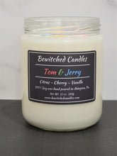 Load image into Gallery viewer, 100% Soy wax candle hand poured in our USA made glass jars using premium fragrance oils cotton wicks hints of Citrus, Cherry, Vanilla