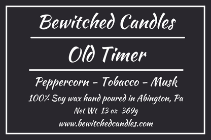 100% Usa Made Soy wax candles hand poured in our USA made glass jars using premium fragrance oils cotton wicks with hints of Peppercorn, Tobacco, Musk