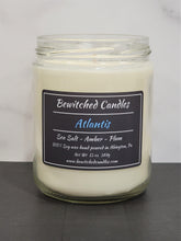 Load image into Gallery viewer, 100% Soy wax candle hand poured in our USA made glass jars using premium fragrance oils cotton wicks with hints of Sea Salt, Amber, Plum

