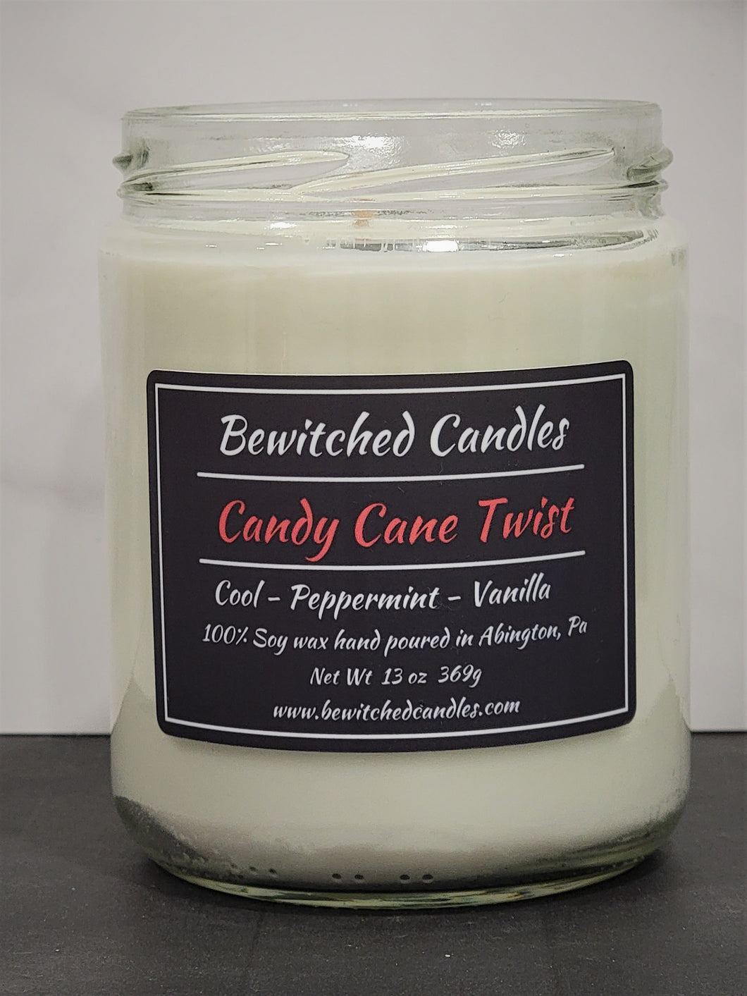 100% Soy wax candle hand poured in our USA made glass jars using premium fragrance oils cotton wicks with hints of Cool, Peppermint, Vanilla