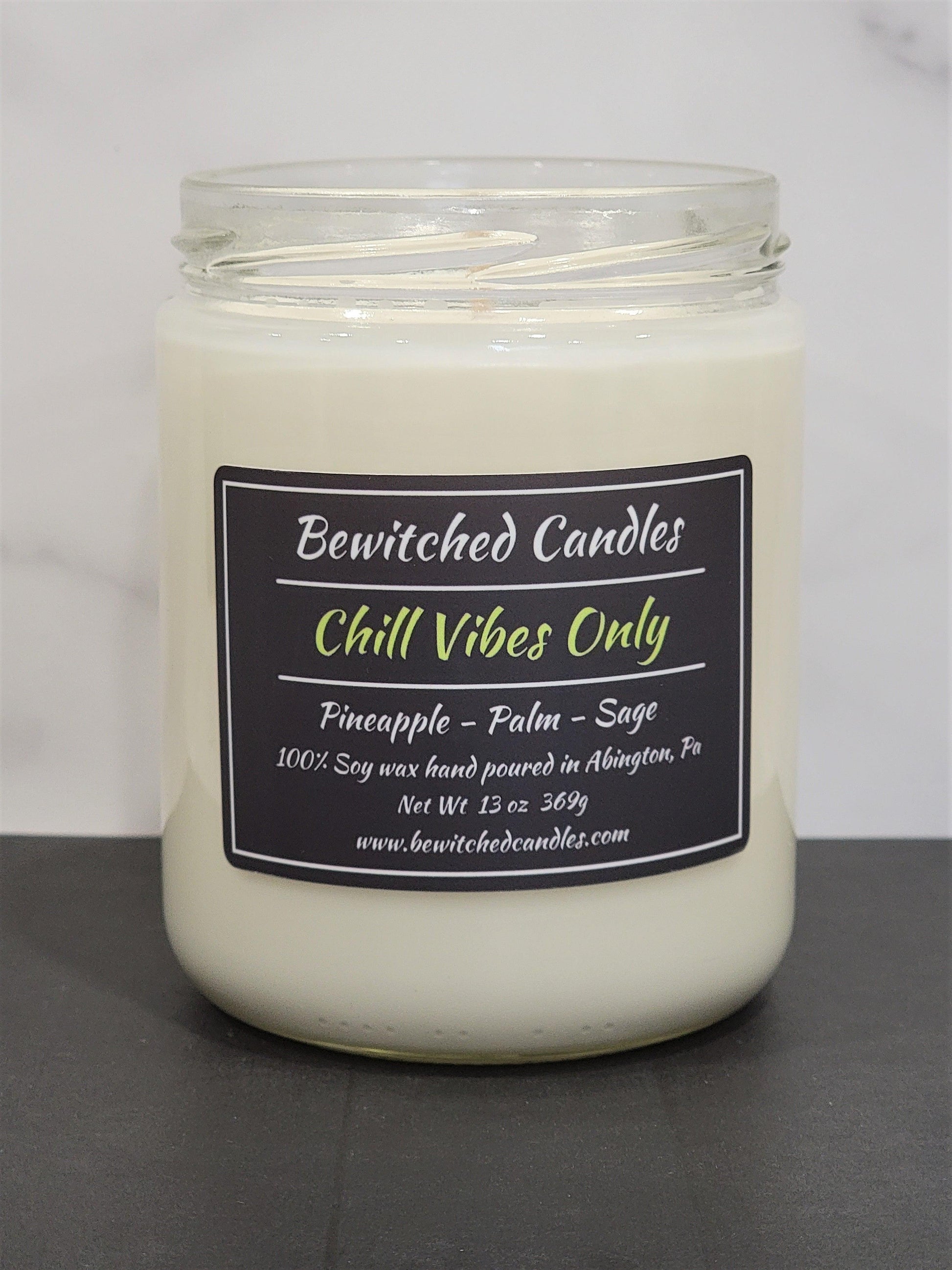 100% Soy wax candle hand poured in our USA made glass jars using premium fragrance oils cotton wicks with hints of Pineapple, Palm, Sage