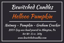 Load image into Gallery viewer, 100% Soy wax candle hand poured in our USA made glass jars using premium fragrance oils cotton wicks with hints of Nutmeg, Pumpkin, Graham Cracker
