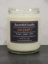 Load image into Gallery viewer, 100% Soy wax candle hand poured in our USA made glass jars using premium fragrance oils cotton wicks with hints of Orange, Ginger, Clove
