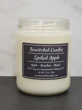 Load image into Gallery viewer, 100% Soy wax candle hand poured in our USA made glass jars using premium fragrance oils cotton wicks with hints of Apple, Bourbon, Maple
