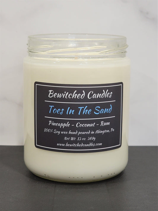 100% Soy wax candle hand poured in our USA made glass jars using premium fragrance oils cotton wicks with hints of Pineapple, Coconut, Rum
